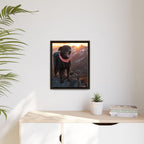 Framed 16x20 Espresso context