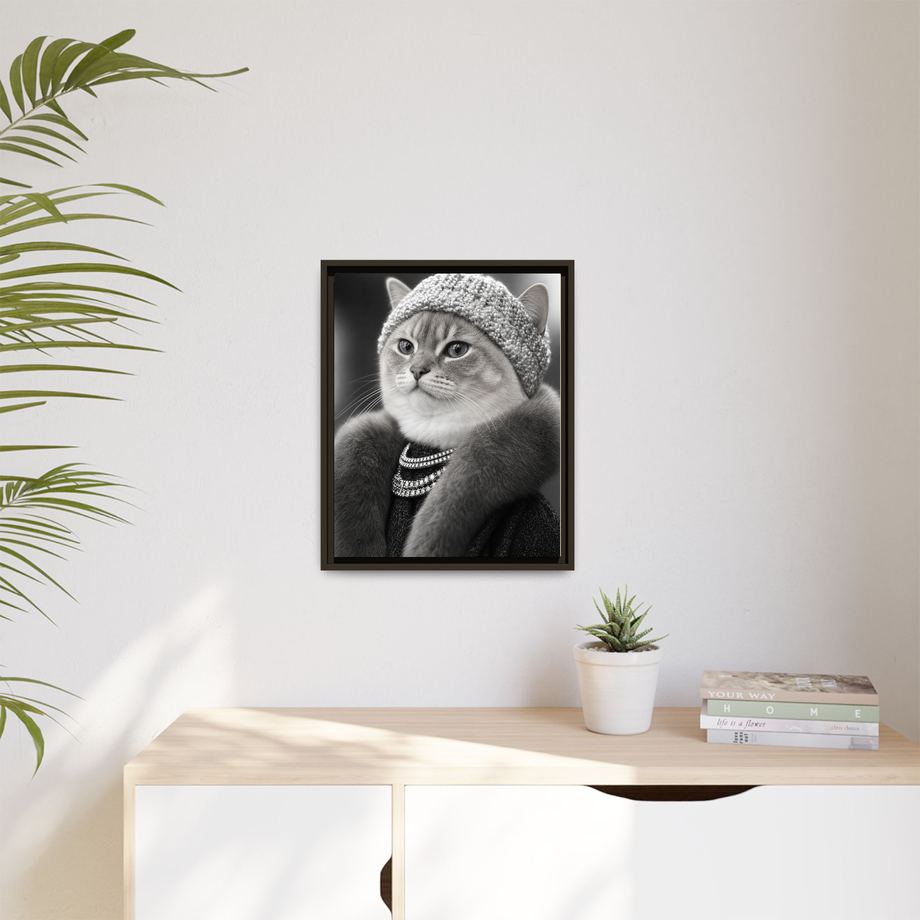 Framed 16x20 Espresso context