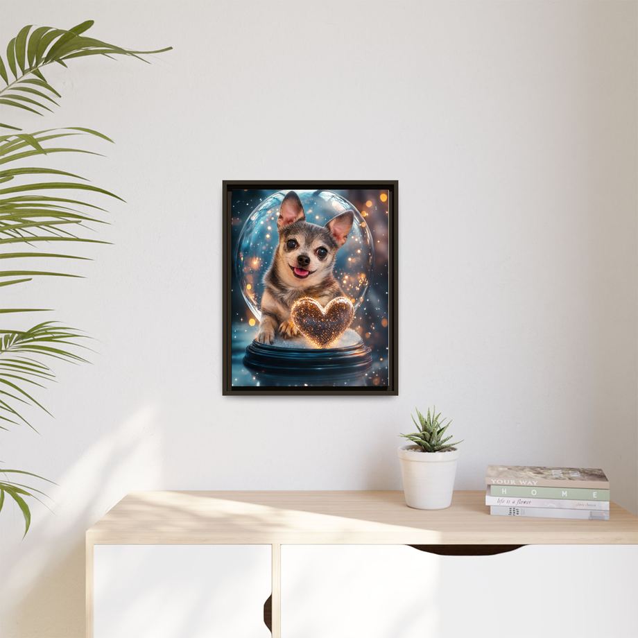 Framed 16x20 Espresso context