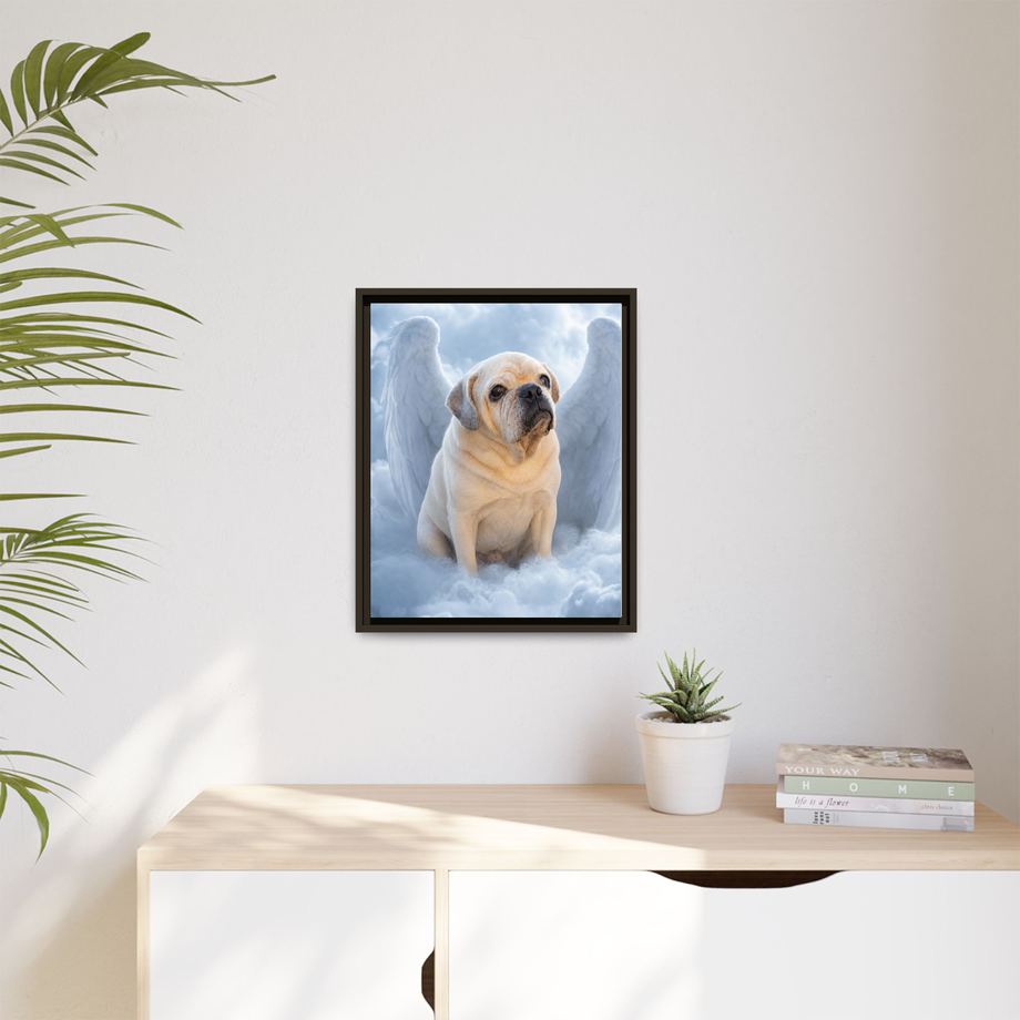 Framed 16x20 Espresso context