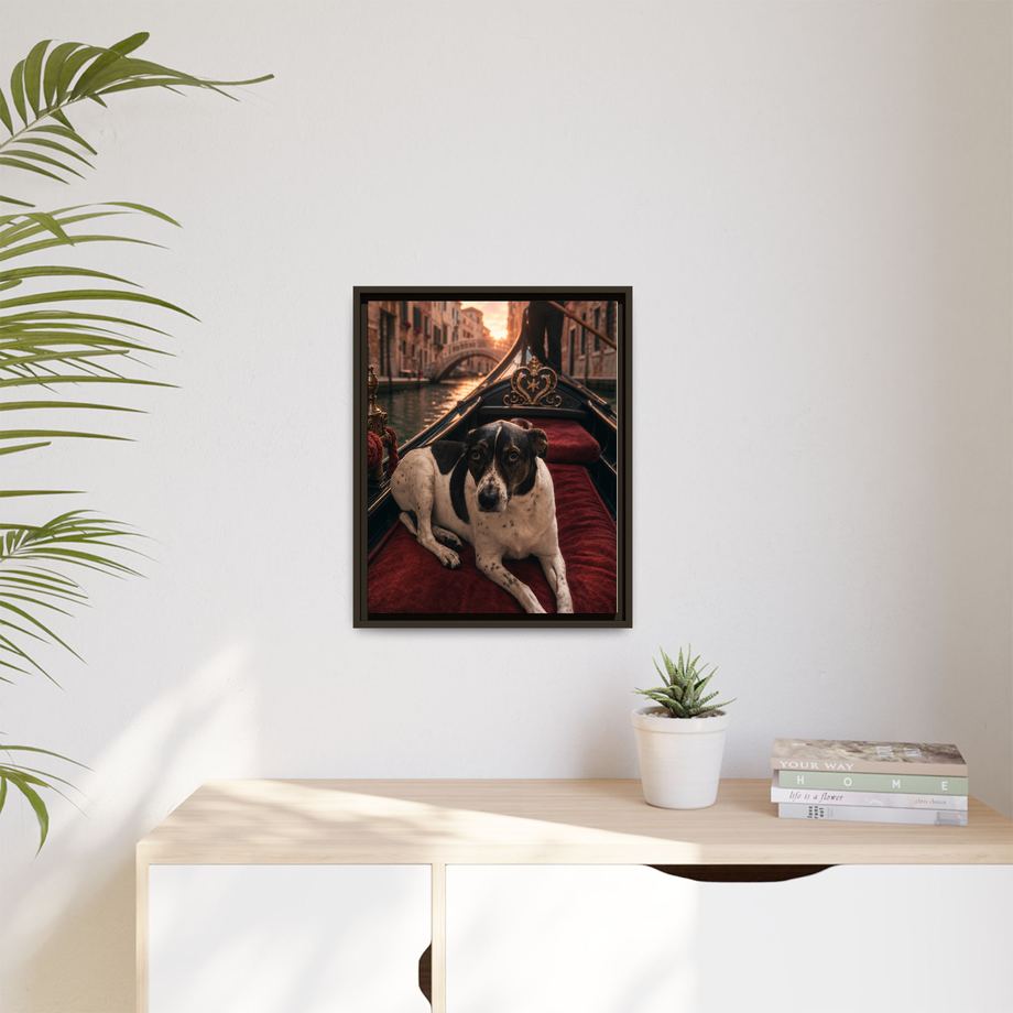 Framed 16x20 Espresso context