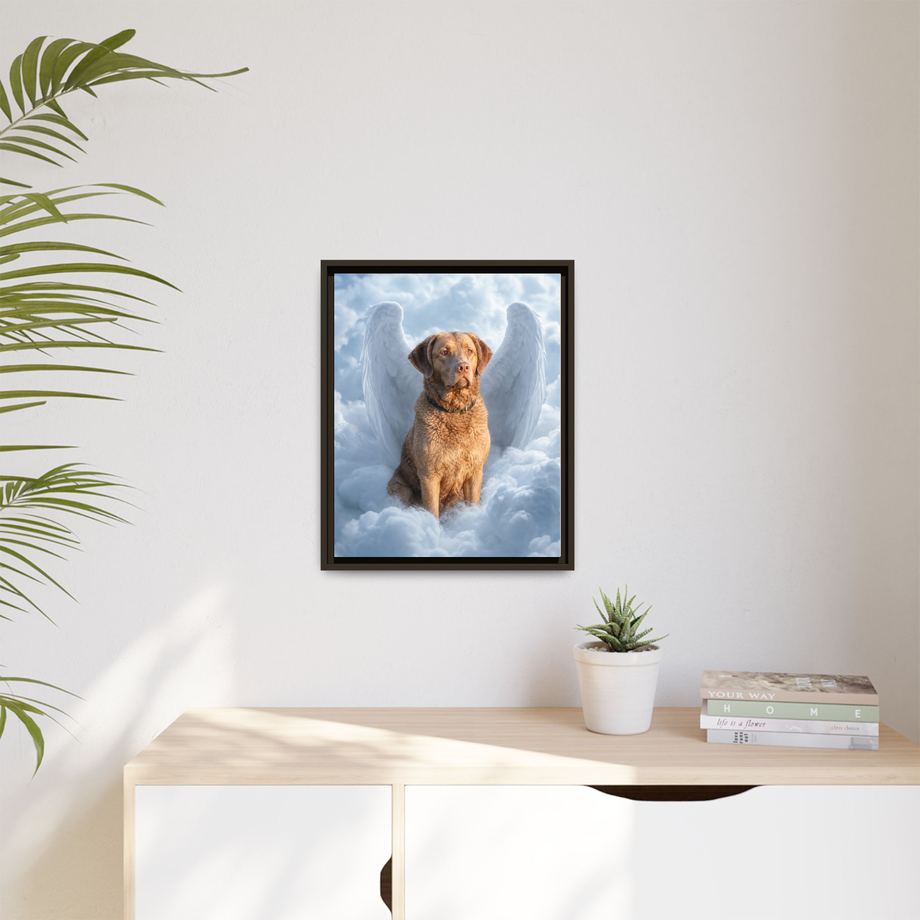 Framed 16x20 Espresso context
