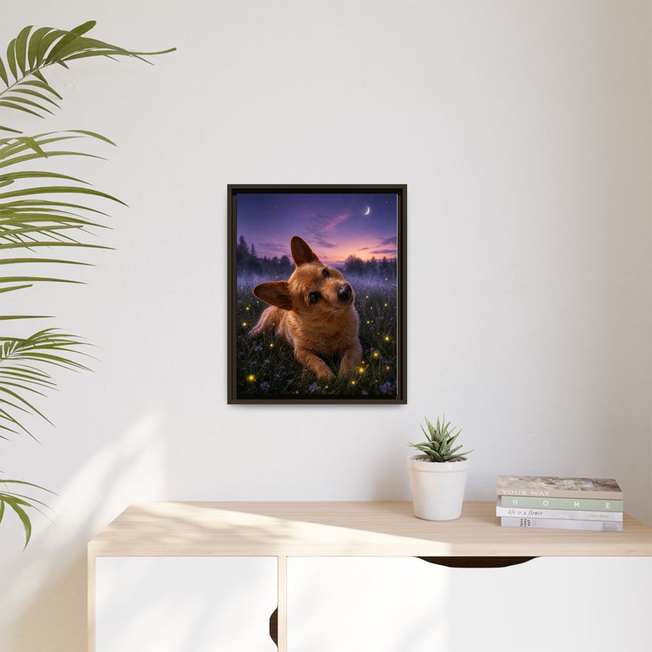 Framed 16x20 Espresso context
