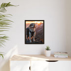 Framed 16x20 Espresso context