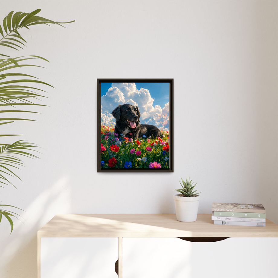 Framed 16x20 Espresso context
