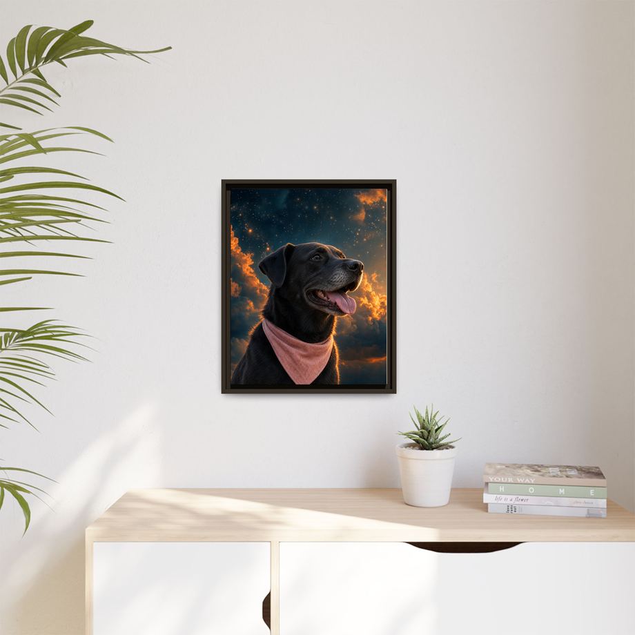 Framed 16x20 Espresso context