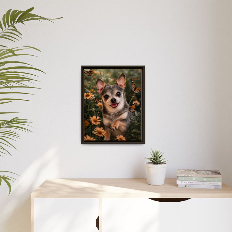 Framed 16x20 Espresso context