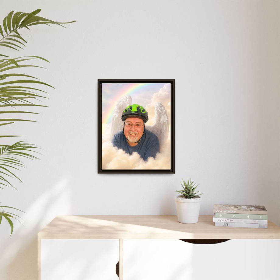 Framed 16x20 Espresso context