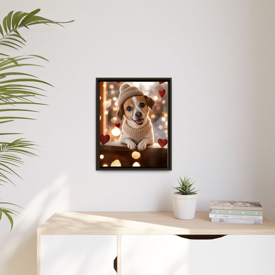 Framed 16x20 Espresso context