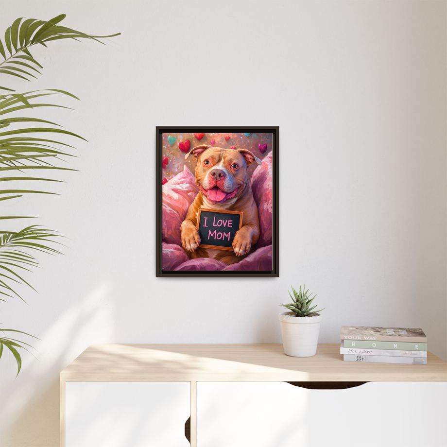 Framed 16x20 Espresso context