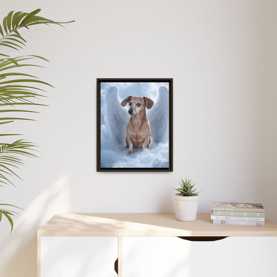 Framed 16x20 Espresso context