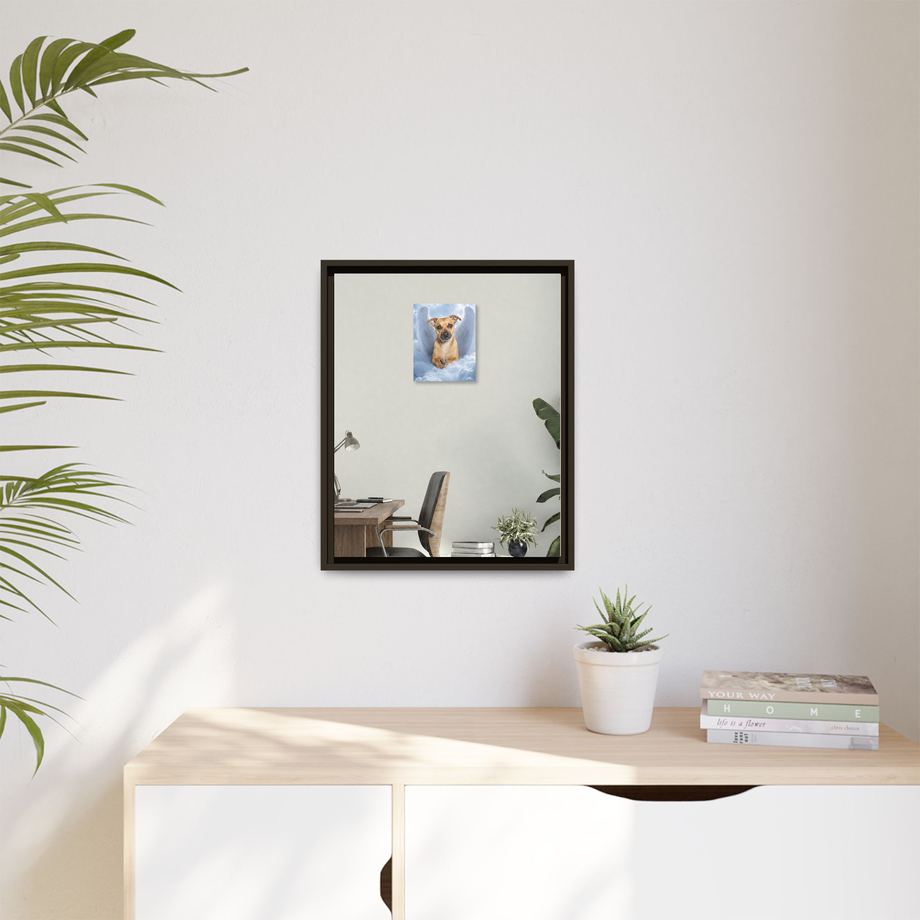 Framed 16x20 Espresso context