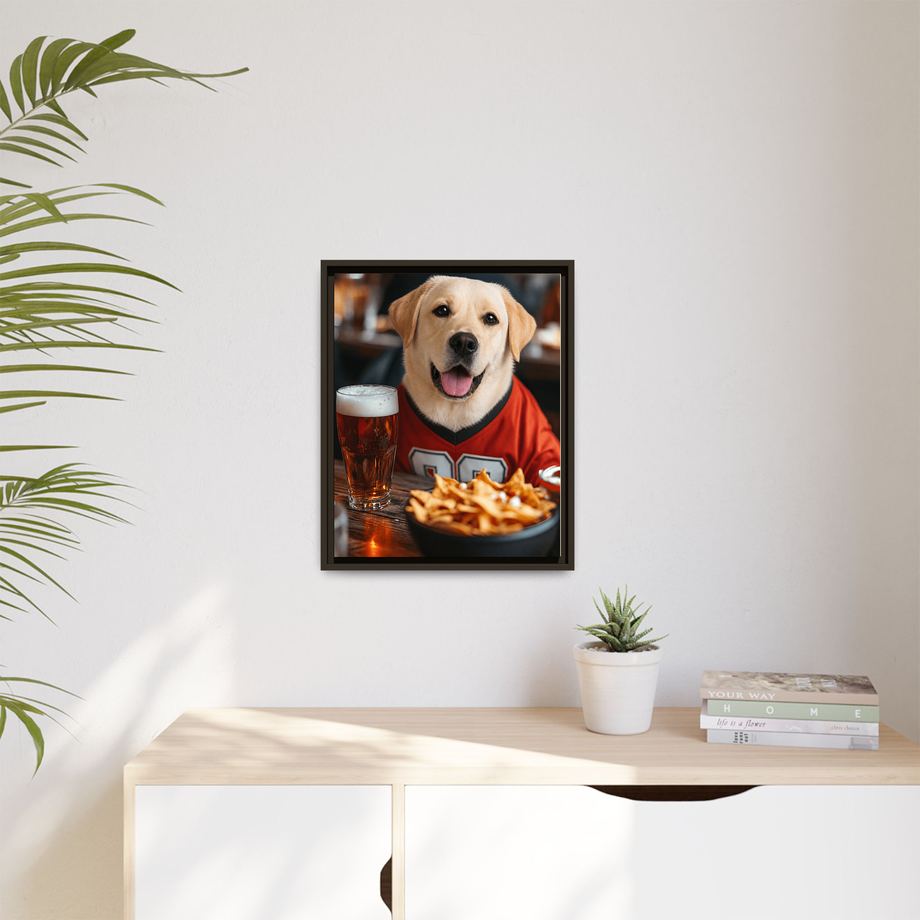Framed 16x20 Espresso context