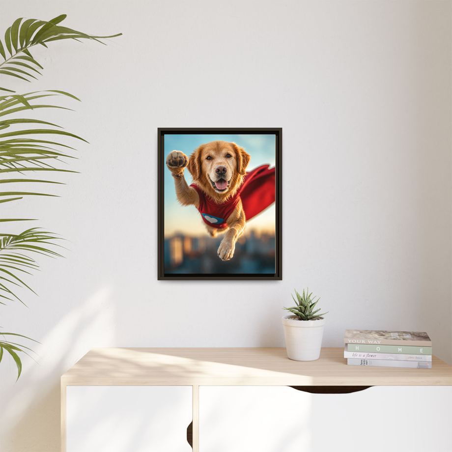 Framed 16x20 Espresso context