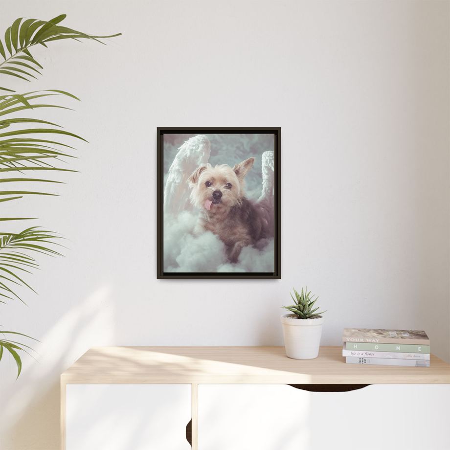 Framed 16x20 Espresso context