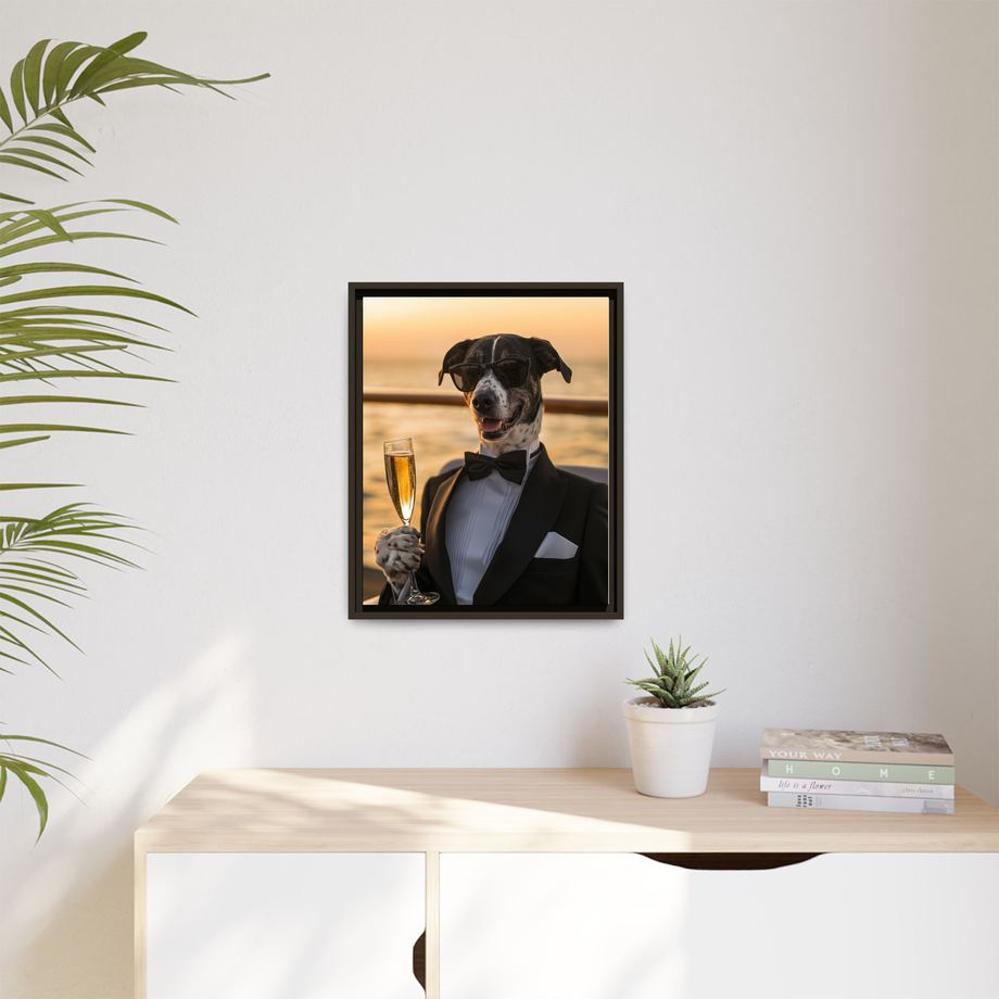 Framed 16x20 Espresso context