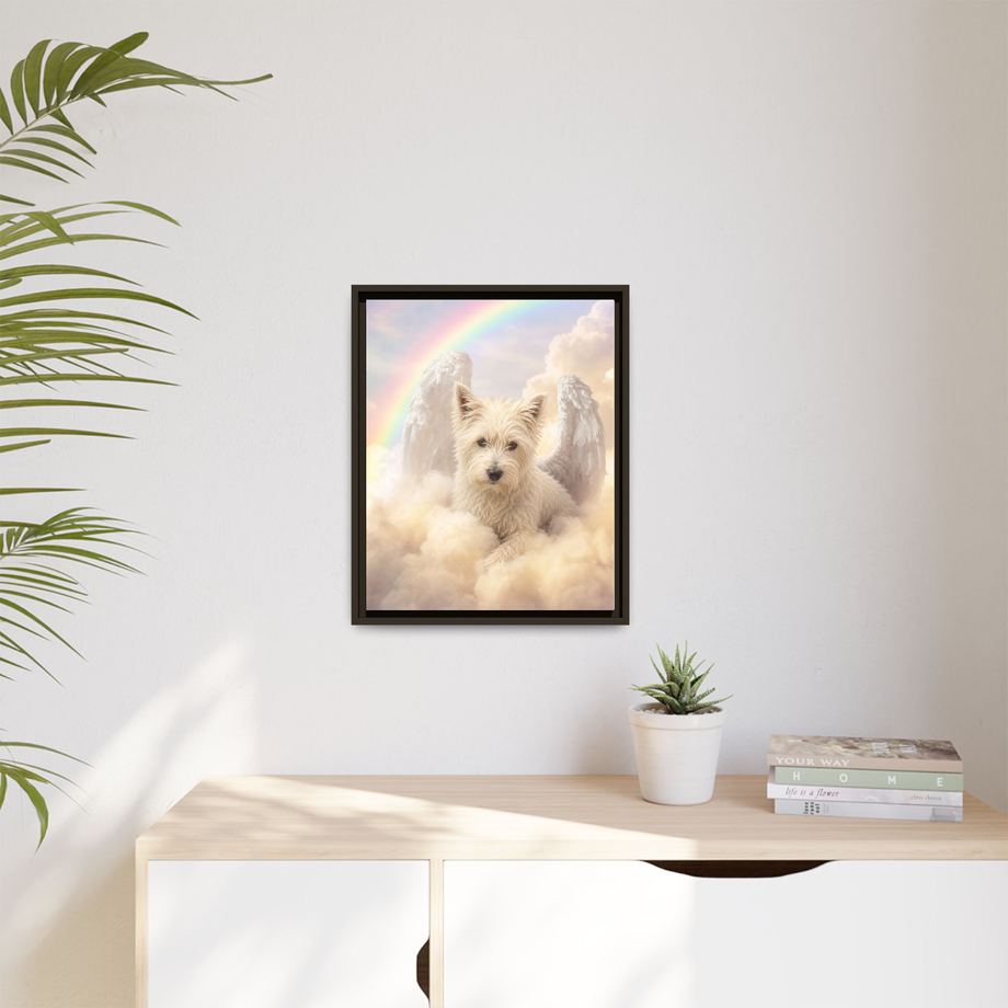 Framed 16x20 Espresso context