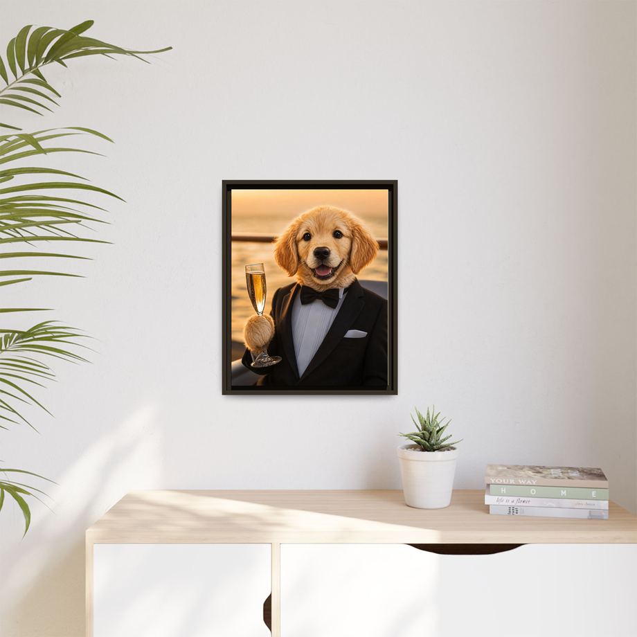 Framed 16x20 Espresso context