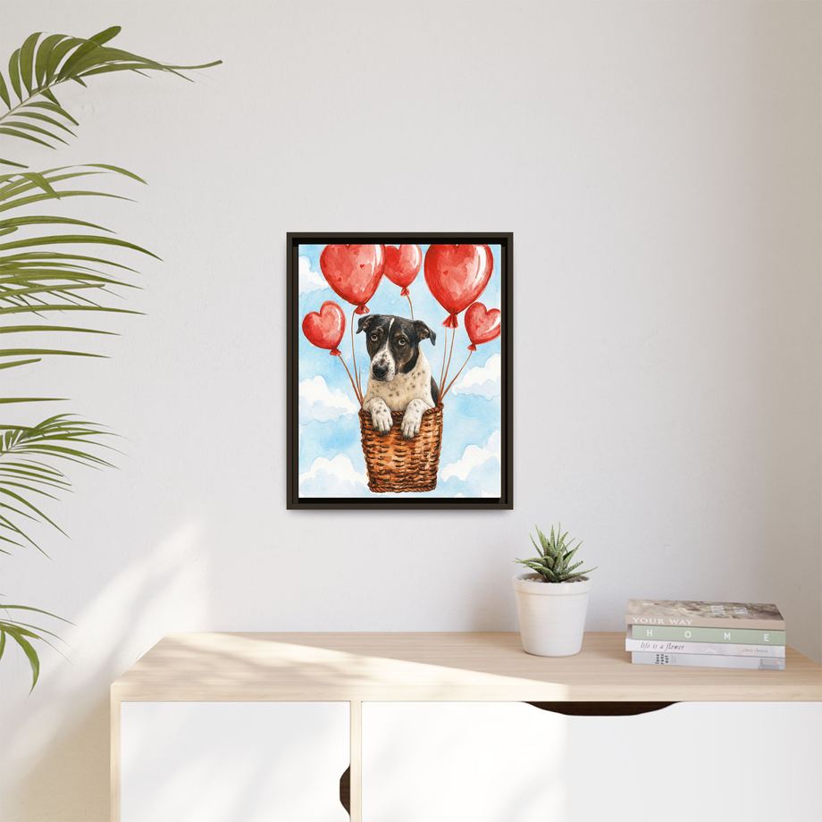 Framed 16x20 Espresso context