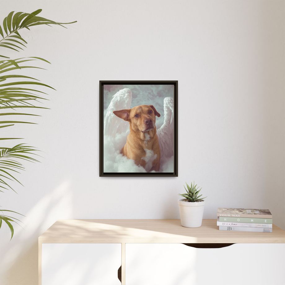 Framed 16x20 Espresso context