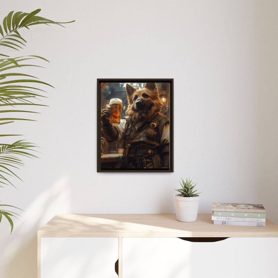 Framed 16x20 Espresso context