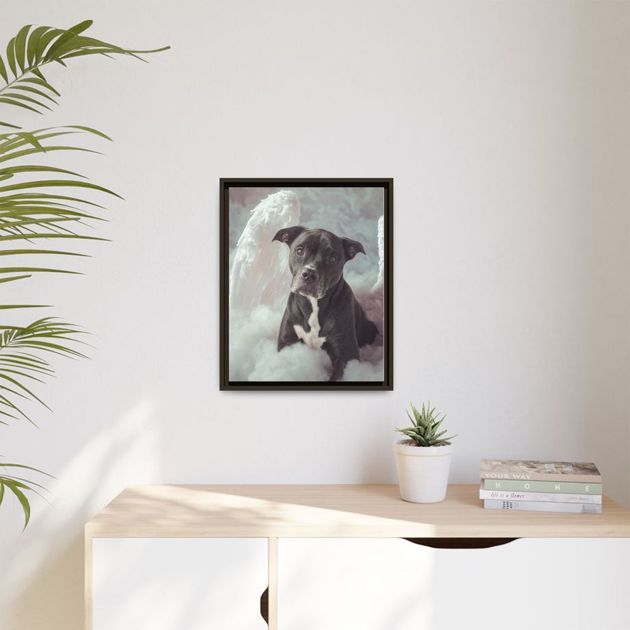 Framed 16x20 Espresso context