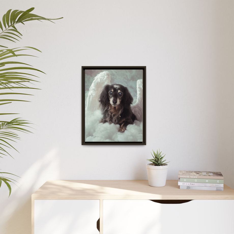 Framed 16x20 Espresso context
