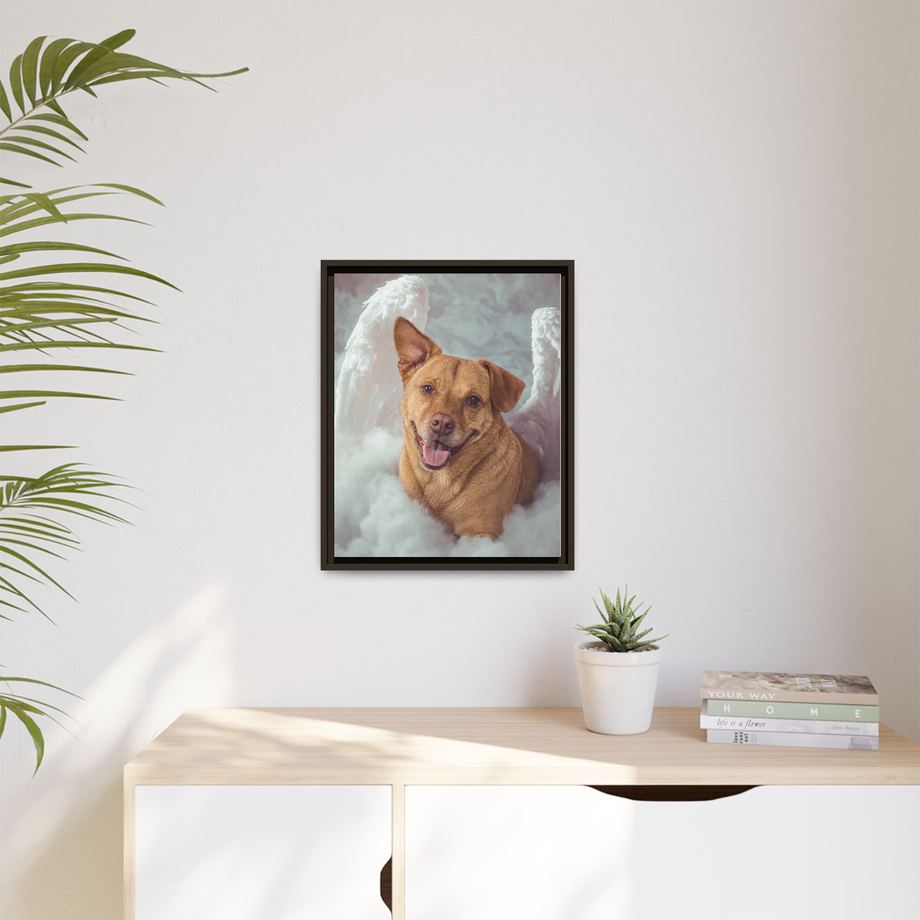Framed 16x20 Espresso context