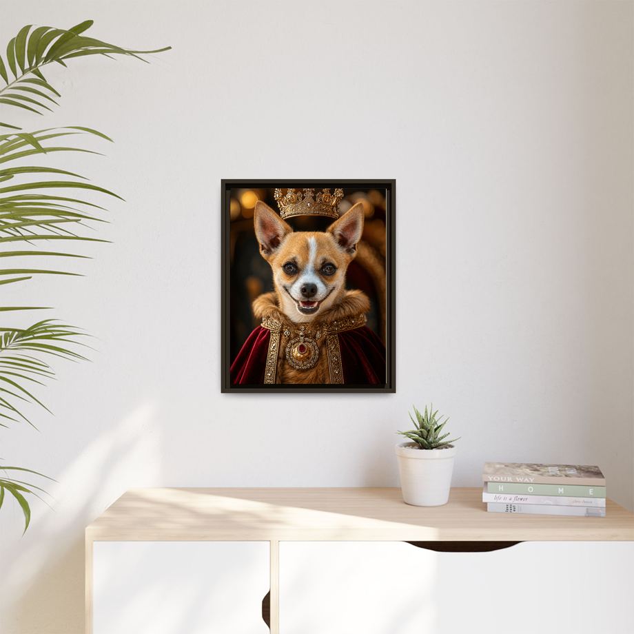 Framed 16x20 Espresso context