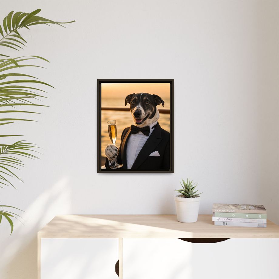 Framed 16x20 Espresso context
