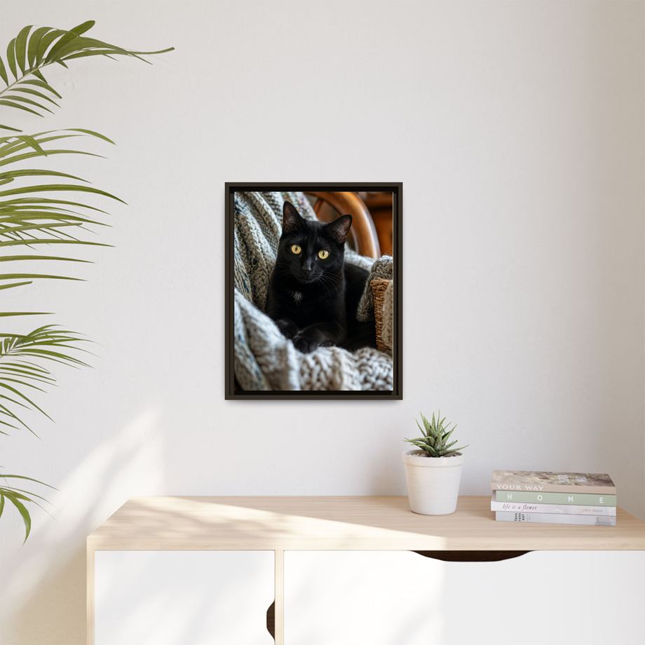 Framed 16x20 Espresso context