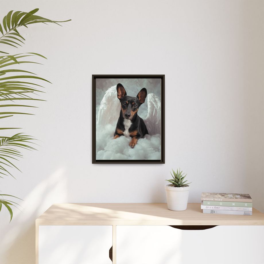 Framed 16x20 Espresso context