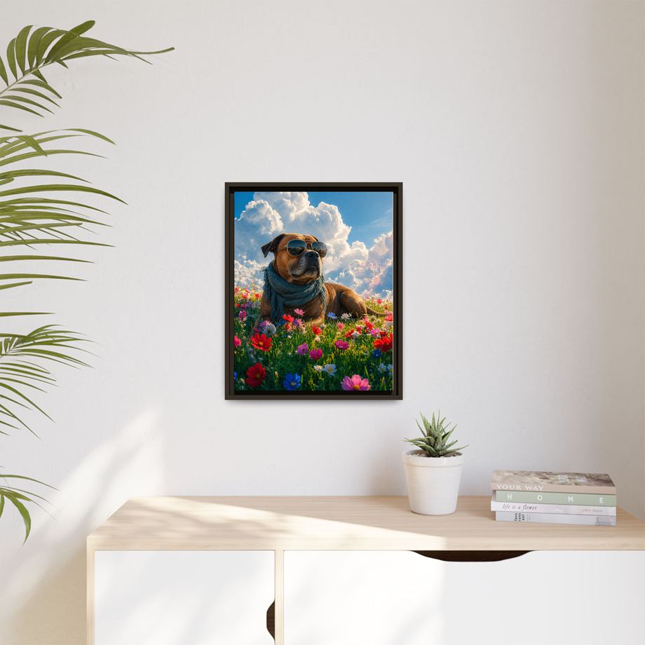 Framed 16x20 Espresso context