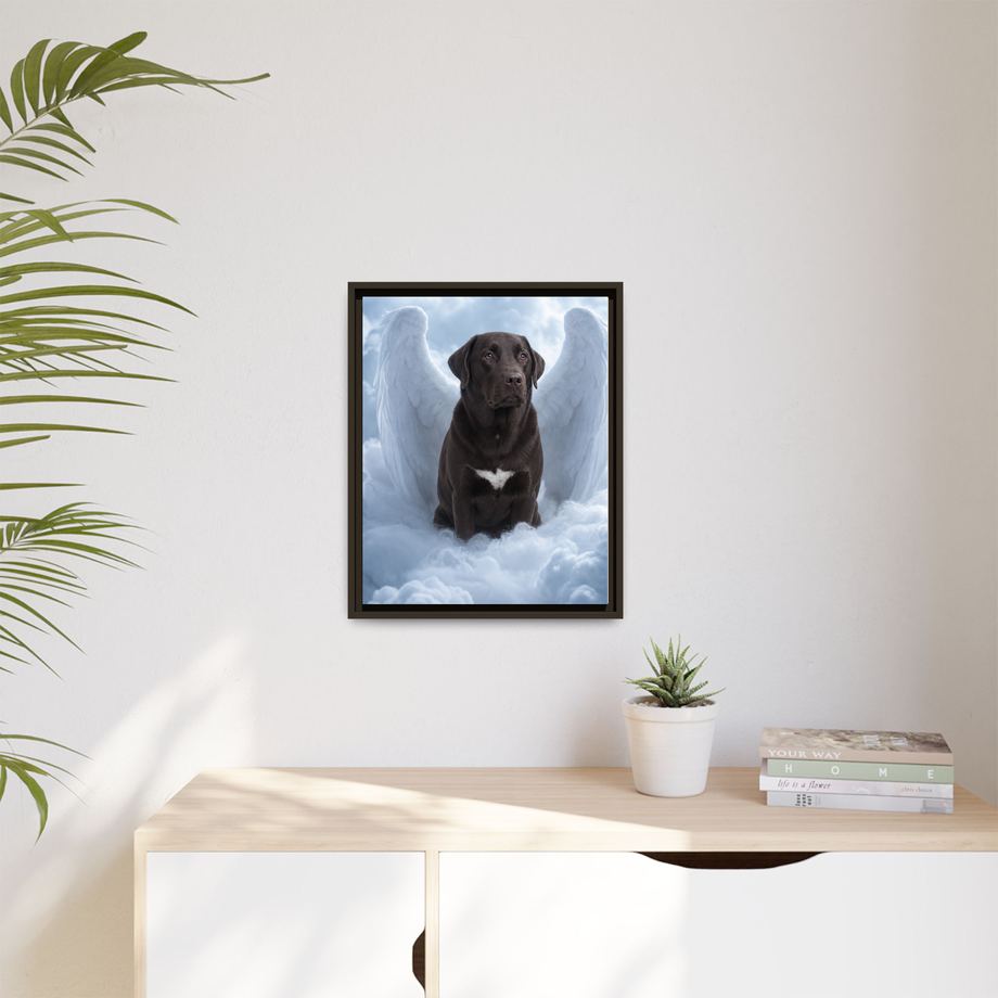 Framed 16x20 Espresso context