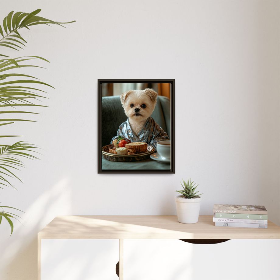 Framed 16x20 Espresso context