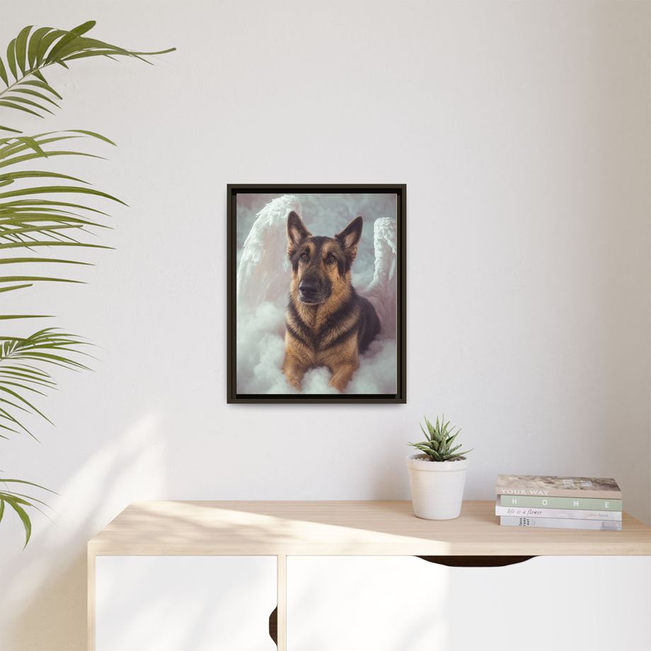 Framed 16x20 Espresso context