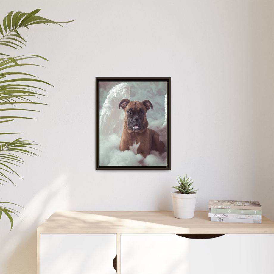 Framed 16x20 Espresso context