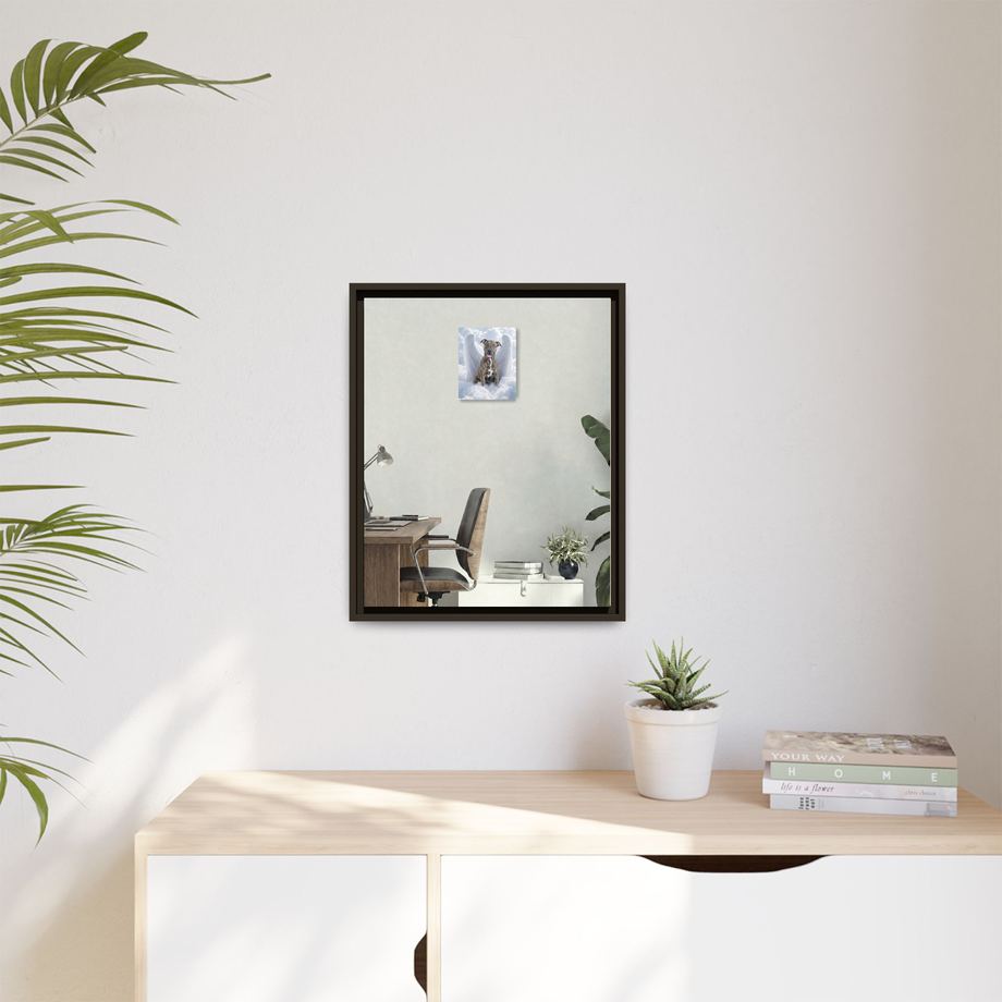 Framed 16x20 Espresso context