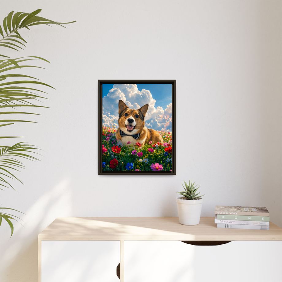Framed 16x20 Espresso context