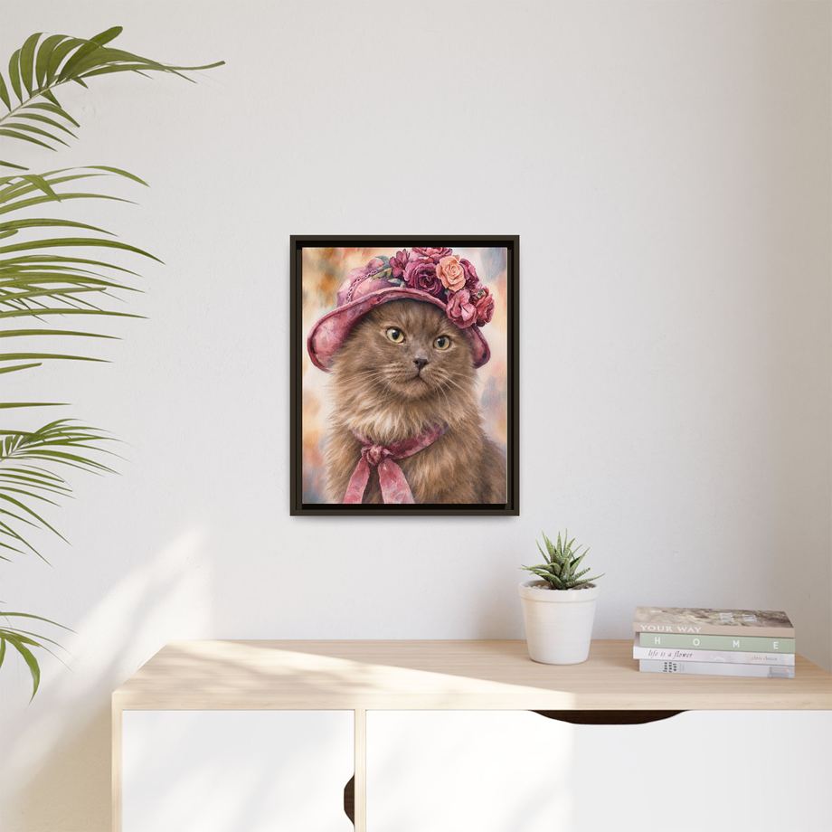 Framed 16x20 Espresso context