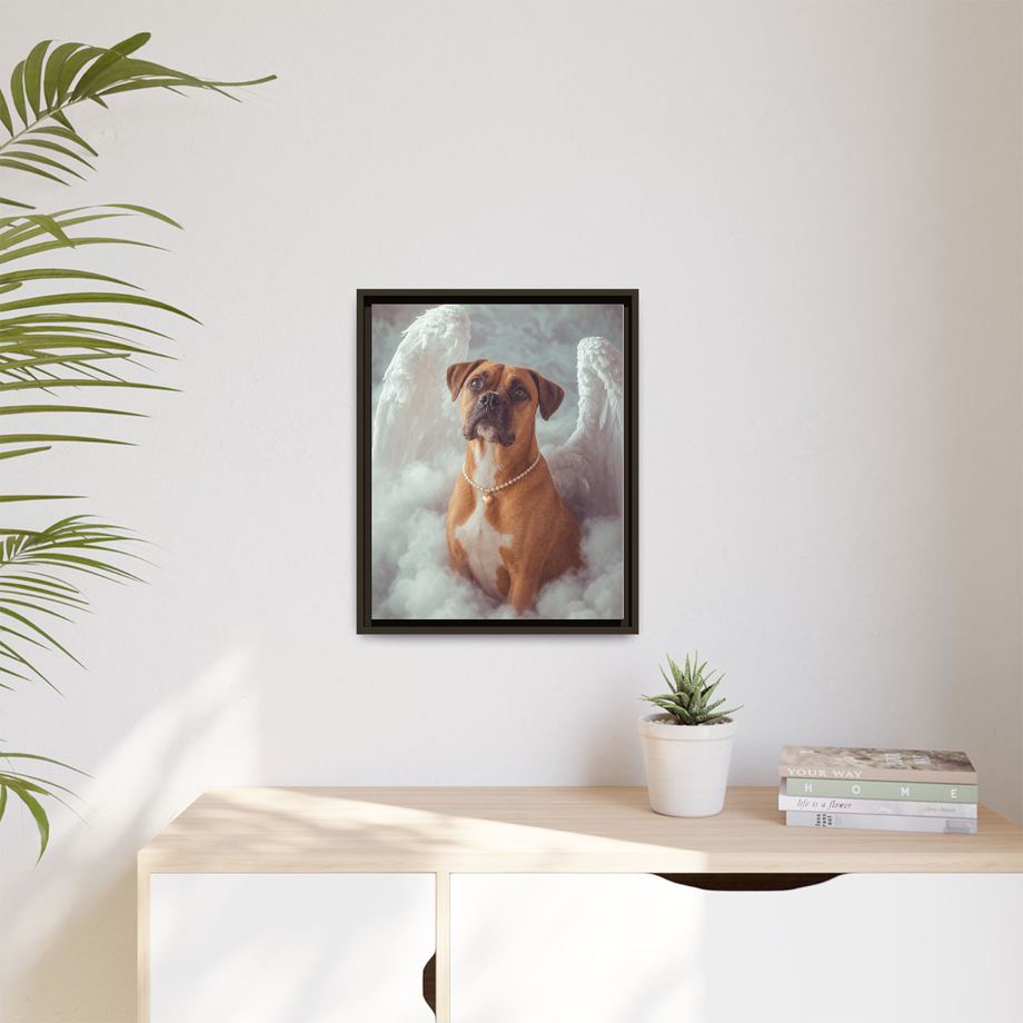 Framed 16x20 Espresso context