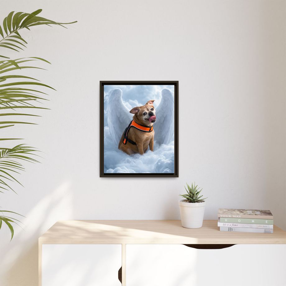 Framed 16x20 Espresso context