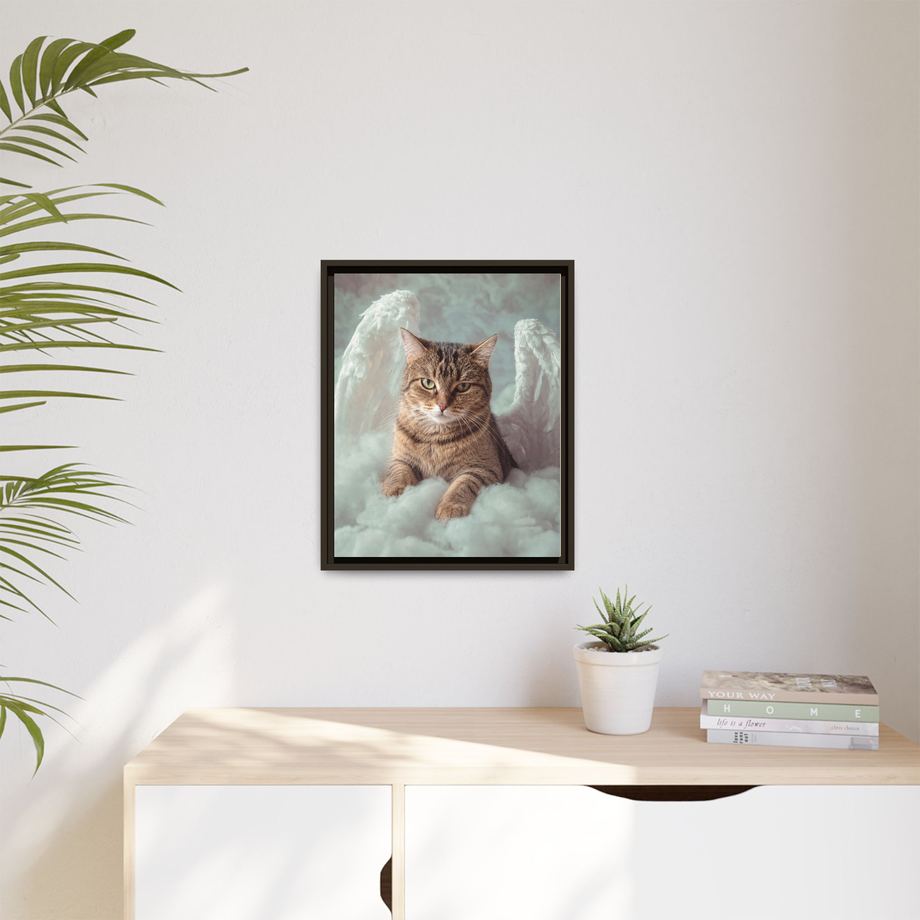Framed 16x20 Espresso context