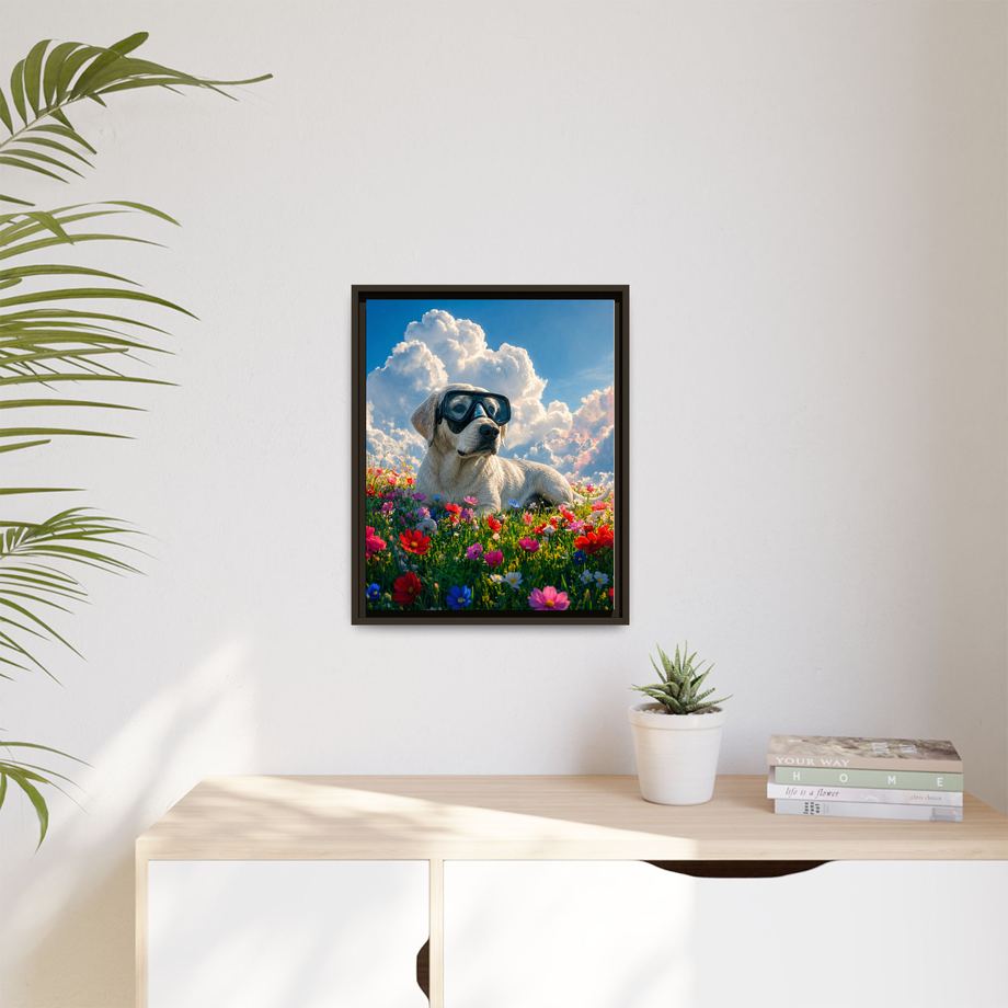 Framed 16x20 Espresso context