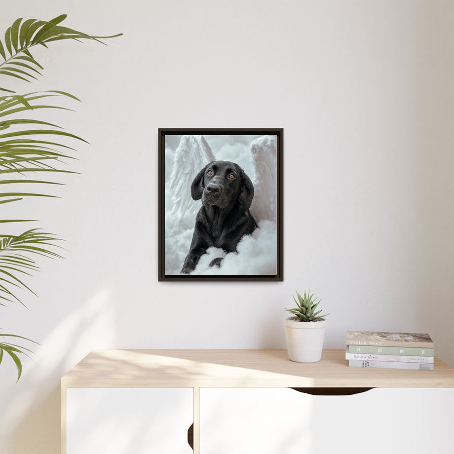 Framed 16x20 Espresso context