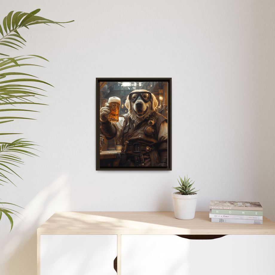 Framed 16x20 Espresso context