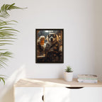 Framed 16x20 Espresso context