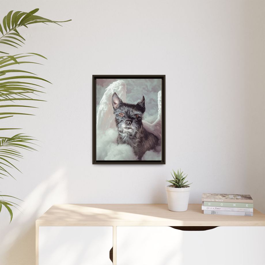 Framed 16x20 Espresso context