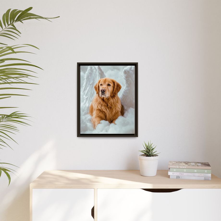 Framed 16x20 Espresso context