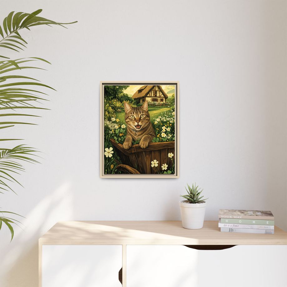 Framed 16x20 Natural context